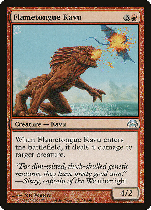 Flametongue Kavu - Planechase - 54