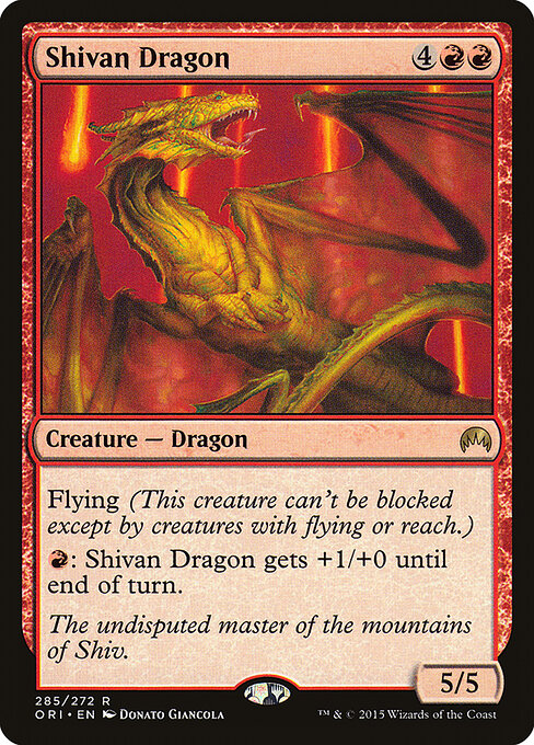 Shivan Dragon - Magic Origins - 285
