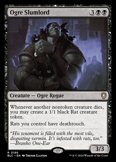 Ogre Slumlord - Bloomburrow Commander - 186