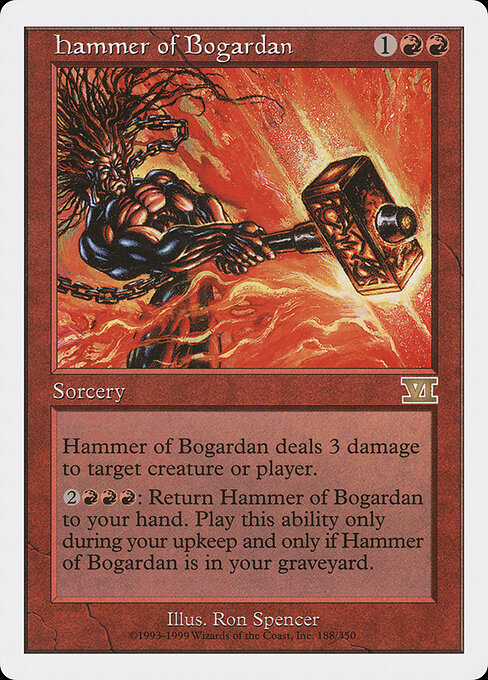 Hammer of Bogardan - Classic Sixth Edition - 188