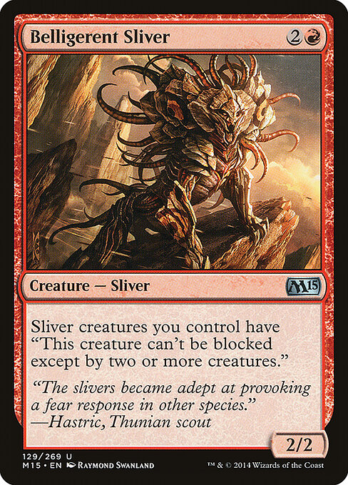 Belligerent Sliver - Magic 2015 - 129