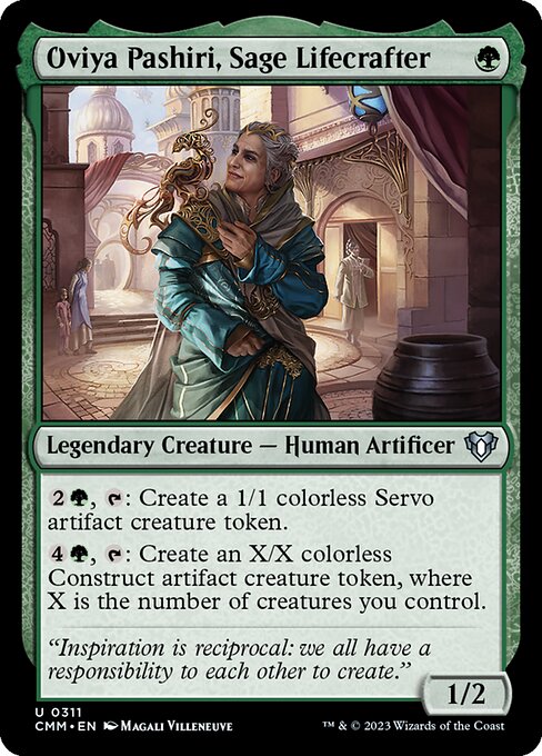 Oviya Pashiri, Sage Lifecrafter - Commander Masters - 311