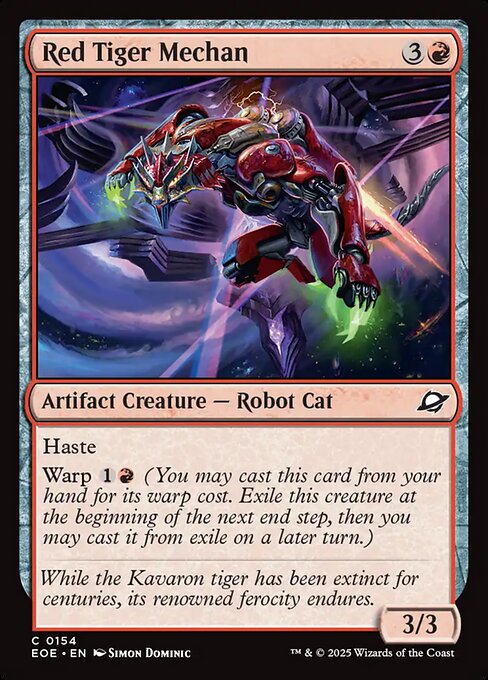 Red Tiger Mechan - Edge of Eternities - 154