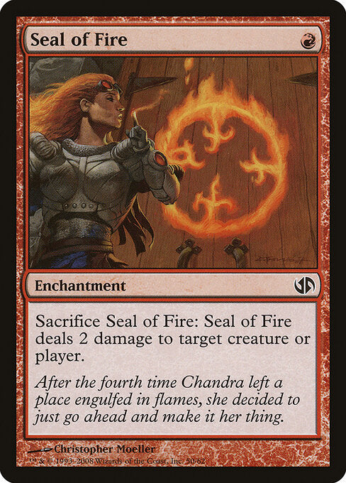 Seal of Fire - Duel Decks: Jace vs. Chandra - 50