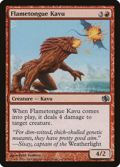 Flametongue Kavu - Duel Decks: Jace vs. Chandra - 42