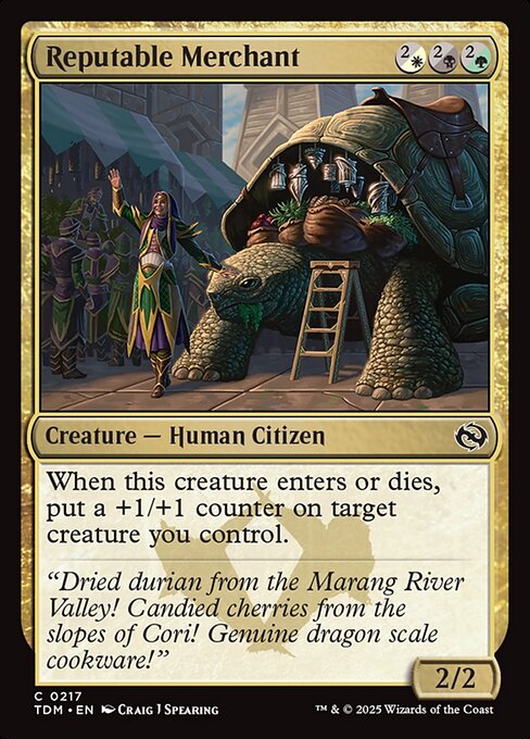 Reputable Merchant - Tarkir: Dragonstorm - 217