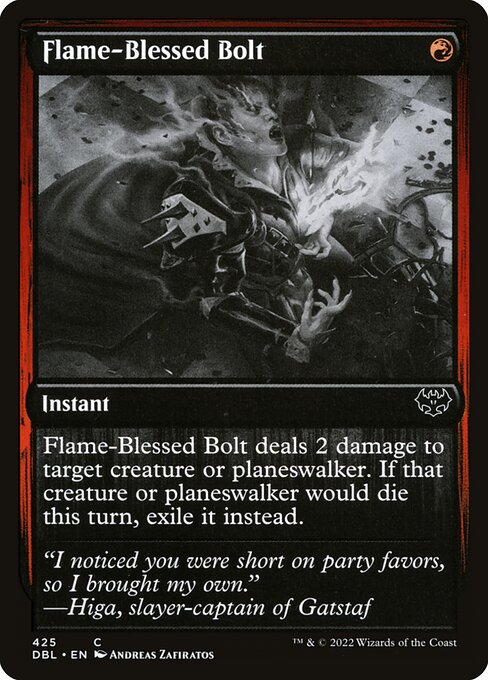 Flame-Blessed Bolt - Innistrad: Double Feature - 425