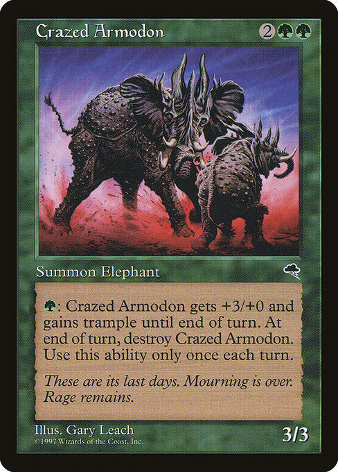 Crazed Armodon - Tempest - 220