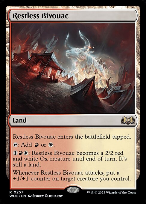 Restless Bivouac - Wilds of Eldraine - 257