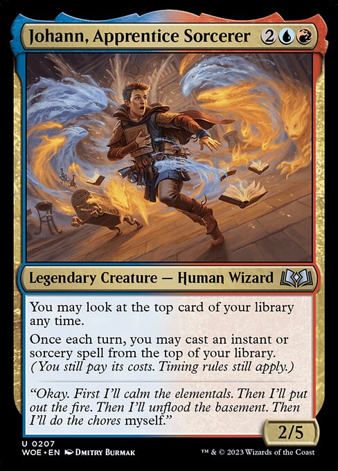 Johann, Apprentice Sorcerer - Wilds of Eldraine - 207