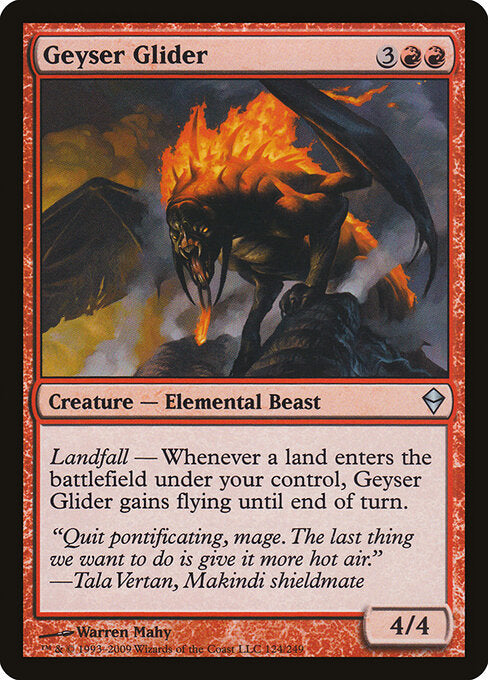 Geyser Glider - Zendikar - 124