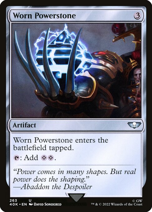 Worn Powerstone - Warhammer 40,000 Commander - 263