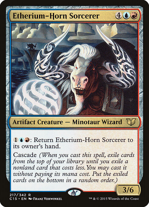 Etherium-Horn Sorcerer - Commander 2015 - 217