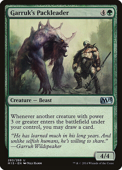 Garruk's Packleader - Magic 2015 - 283