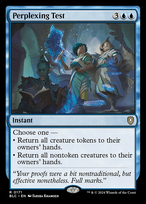 Perplexing Test - Bloomburrow Commander - 171