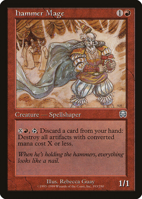 Hammer Mage - Mercadian Masques - 193
