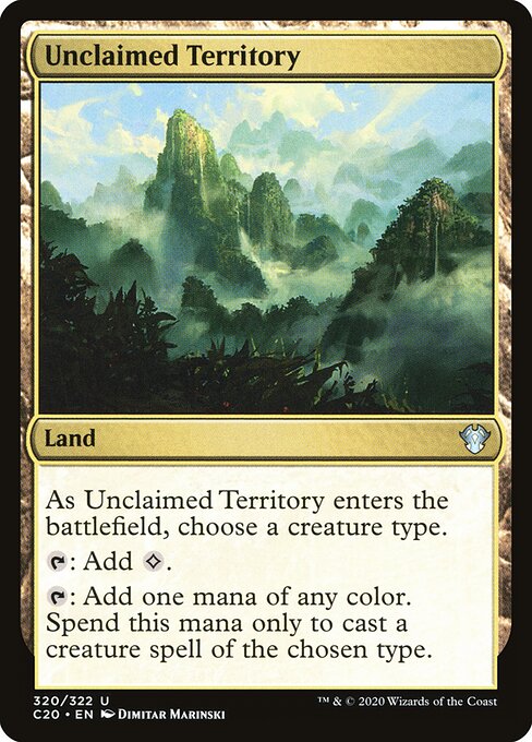 Unclaimed Territory - Commander 2020 - 320