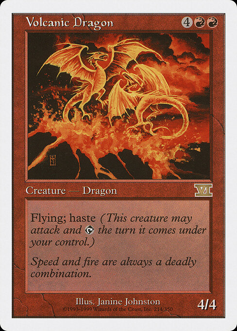 Volcanic Dragon - Classic Sixth Edition - 214