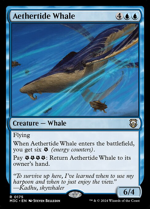 Aethertide Whale - Modern Horizons 3 Commander - 175