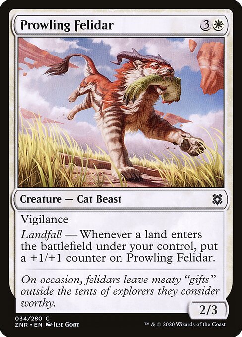 Prowling Felidar - Zendikar Rising - 34