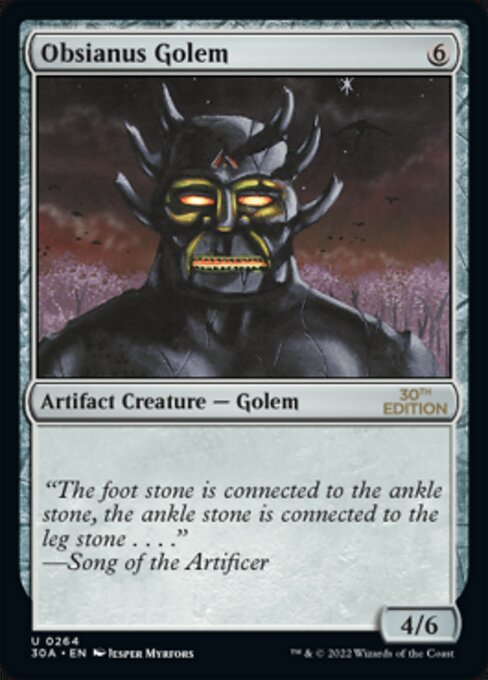 Obsianus Golem - 30th Anniversary Edition - 264