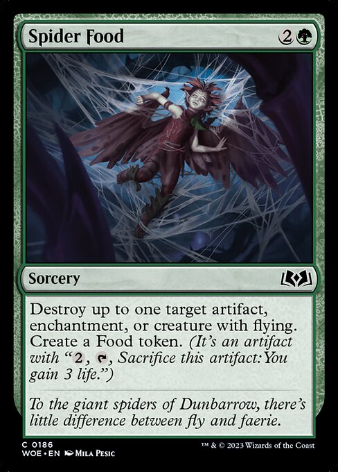 Spider Food - Wilds of Eldraine - 186