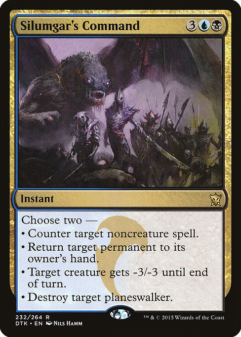 Silumgar's Command - Dragons of Tarkir - 232