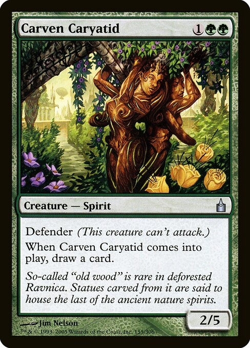 Carven Caryatid - Ravnica: City of Guilds - 155