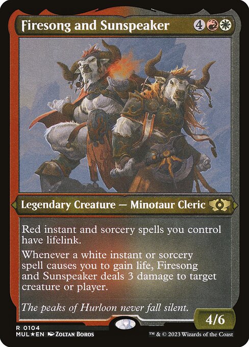 Firesong and Sunspeaker - Multiverse Legends - 104