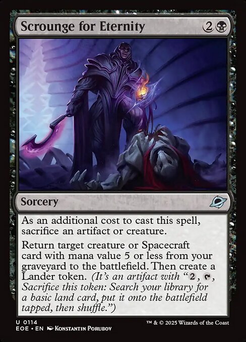 Scrounge for Eternity - Edge of Eternities - 114