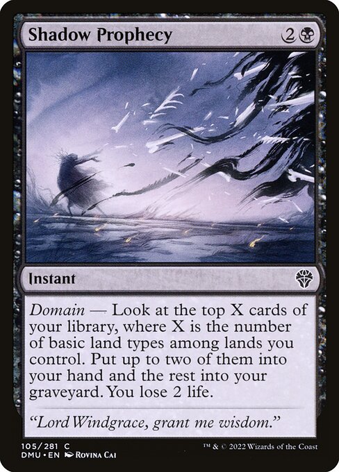 Shadow Prophecy - Dominaria United - 105