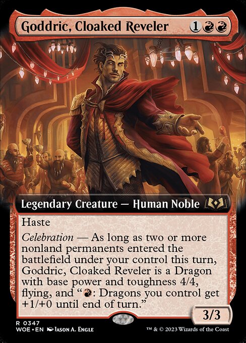 Goddric, Cloaked Reveler - Wilds of Eldraine - 347