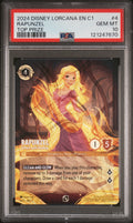 RAPUNZEL TOP PRIZE 2024 DISNEY LORCANA EN C1-LORCANA CHALLENGE PROMO PSA GEM MT 10