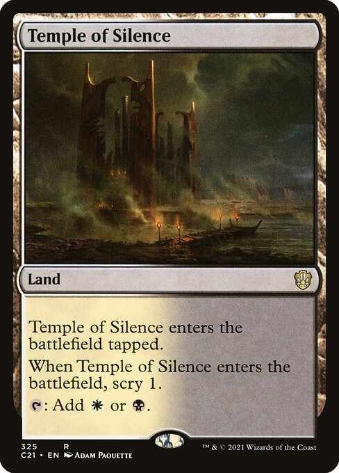 Temple of Silence - Commander 2021 - 325