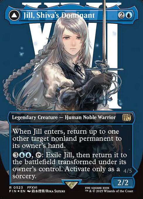 Jill, Shiva's Dominant // Shiva, Warden of Ice - Final Fantasy - 523