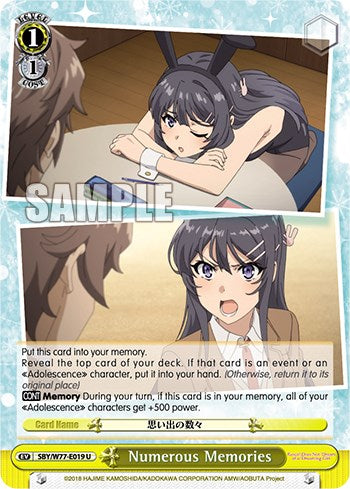 Numerous Memories [Rascal Does Not Dream of a Dreaming Girl]