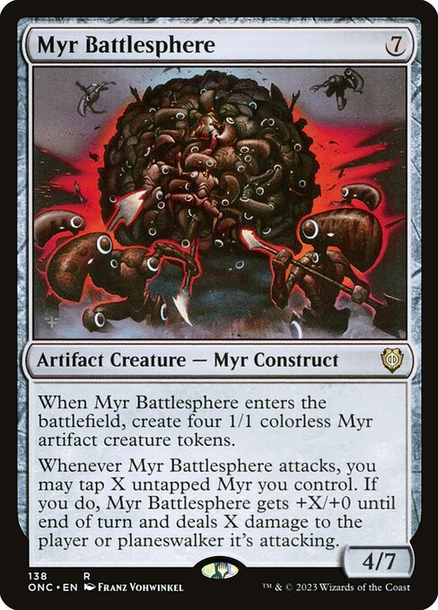 Myr Battlesphere - Phyrexia: All Will Be One Commander - 138
