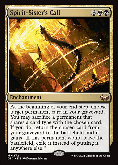 Spirit-Sister's Call - Duskmourn: House of Horror Commander - 232
