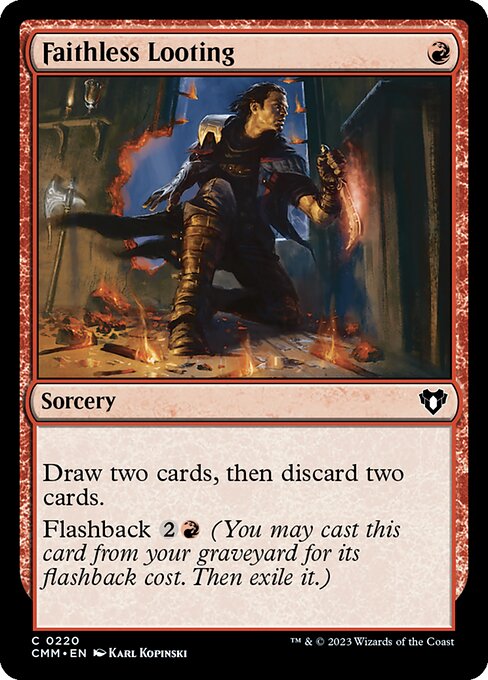 Faithless Looting - Commander Masters - 220