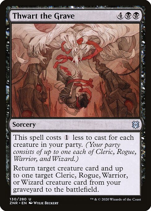 Thwart the Grave - Zendikar Rising - 130
