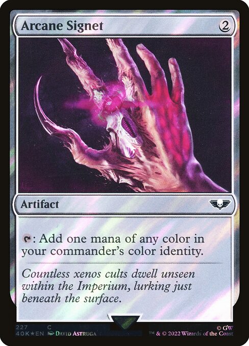 Arcane Signet - Warhammer 40,000 Commander - 227★