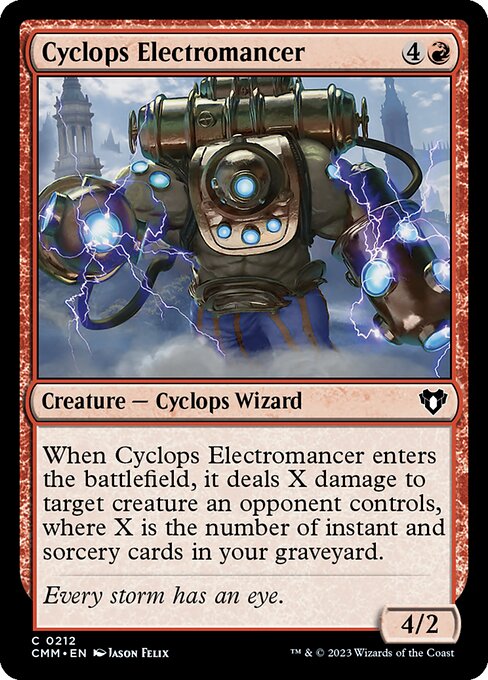Cyclops Electromancer - Commander Masters - 212