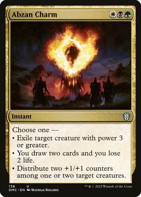 Abzan Charm - Dominaria United Commander - 138