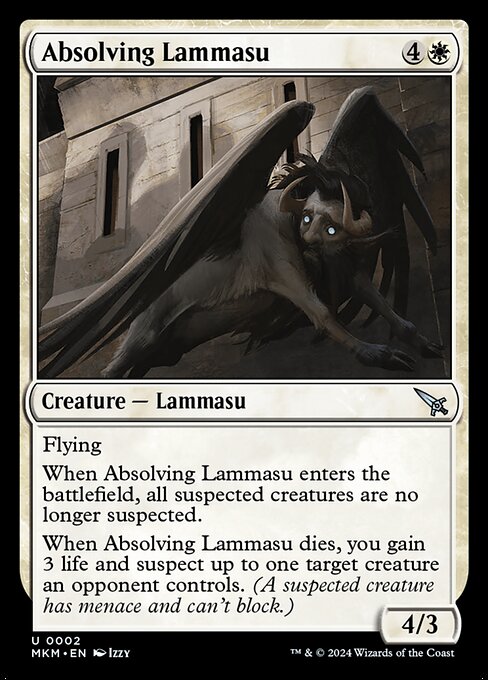 Absolving Lammasu - Murders at Karlov Manor - 2