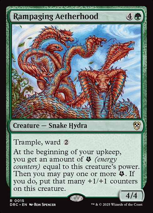 Rampaging Aetherhood - Aetherdrift Commander - 15