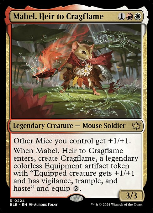 Mabel, Heir to Cragflame - Bloomburrow - 224