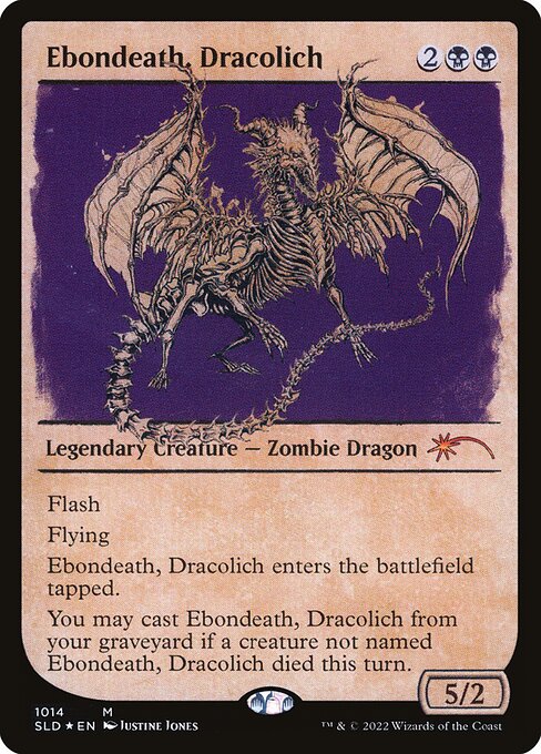 Ebondeath, Dracolich - Secret Lair Drop - 1014