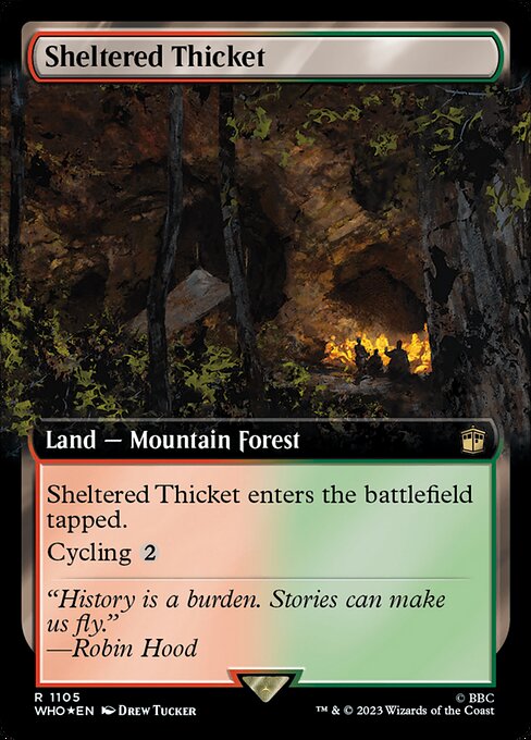 Sheltered Thicket - Doctor Who - 1105