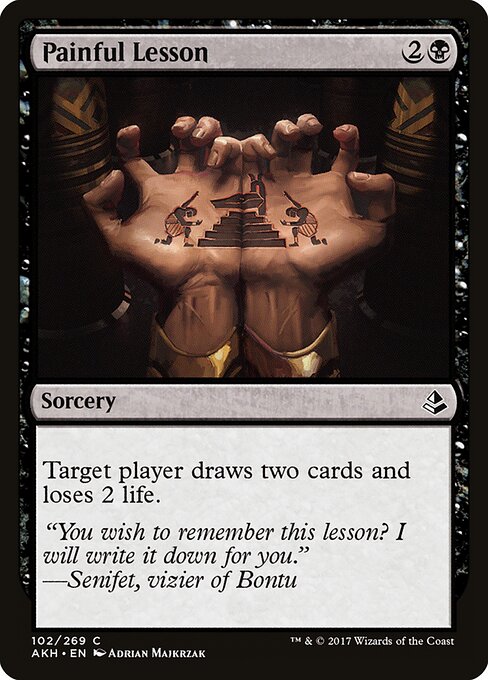 Painful Lesson - Amonkhet - 102