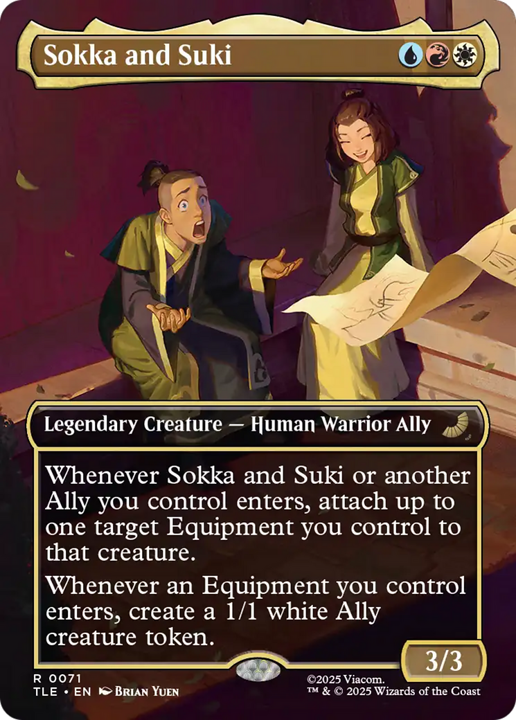 Sokka and Suki (Borderless) [Avatar: The Last Airbender: Eternal-Legal]